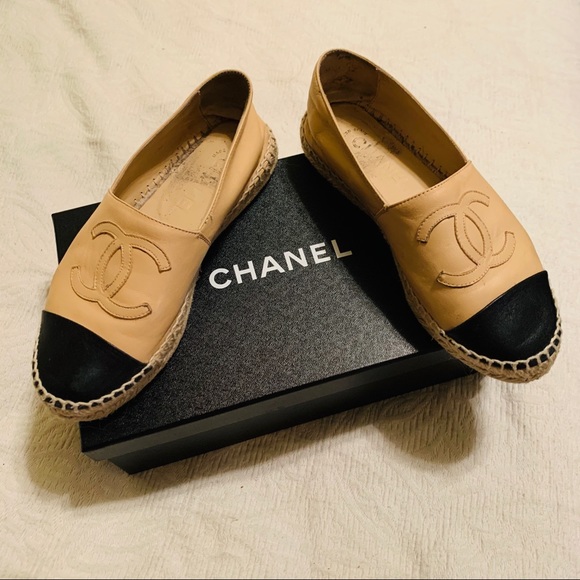 CHANEL Shoes - Leather Chanel Espadrille